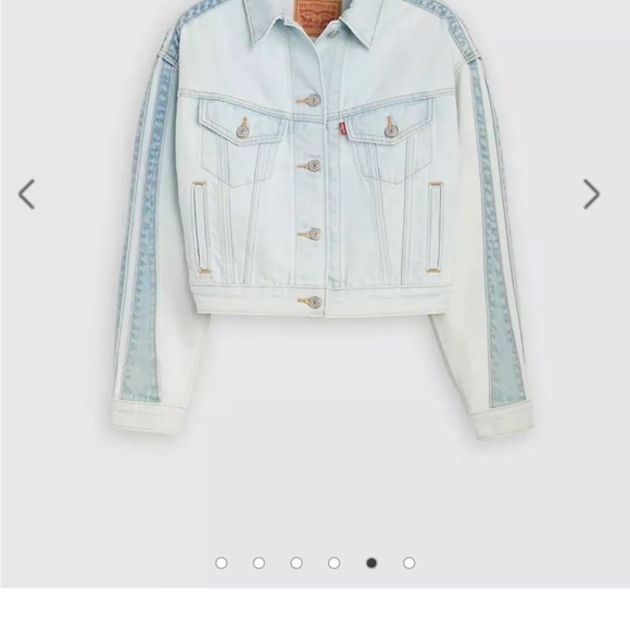Levi's Women's Two-Tone Blue Jean Jacket XL - Picture 2 of 6